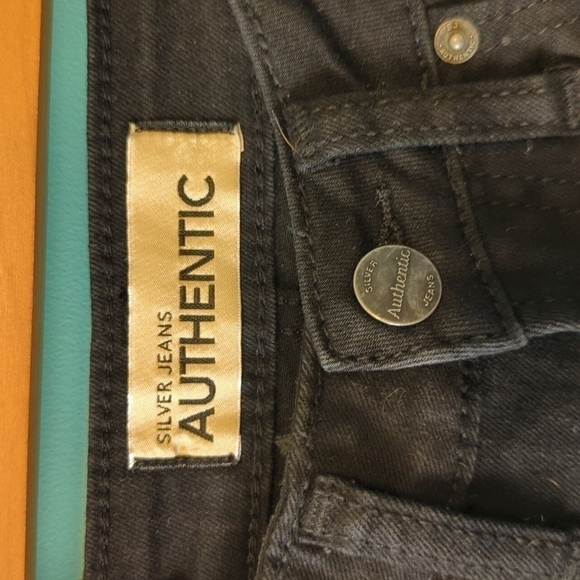 SILVER Jeans The Curvy Skinny High Rise Black Size 2 New - Picture 4 of 7
